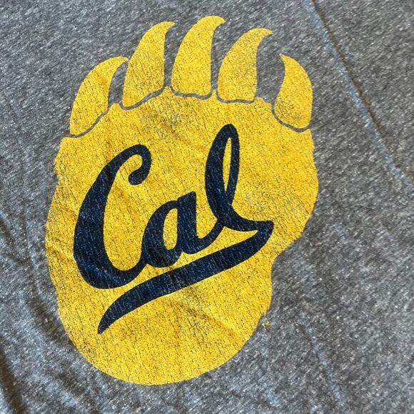 NWT Retro Brand California Golden Bears T-Shirt College Sports Berkeley Paw - Picture 2 of 6